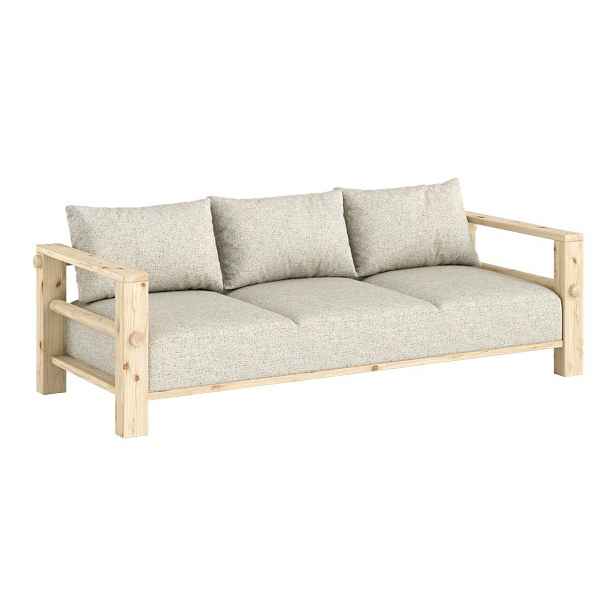 Světle šedá pohovka 225 cm Bare – Karup
