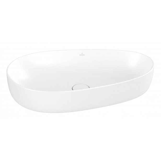 Villeroy & Boch Antao - Umyvadlo na desku 65x40 cm, bez přepadu, CeramicPlus, Stone White 4A7465RW
