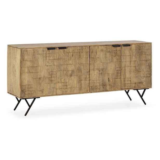 Komoda z mangového dřeva v přírodní barvě 175x78x40 cm Priya – MOME