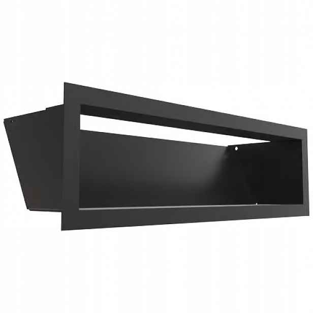 Krbová Mřížka Luft 400x120 Černá Slim