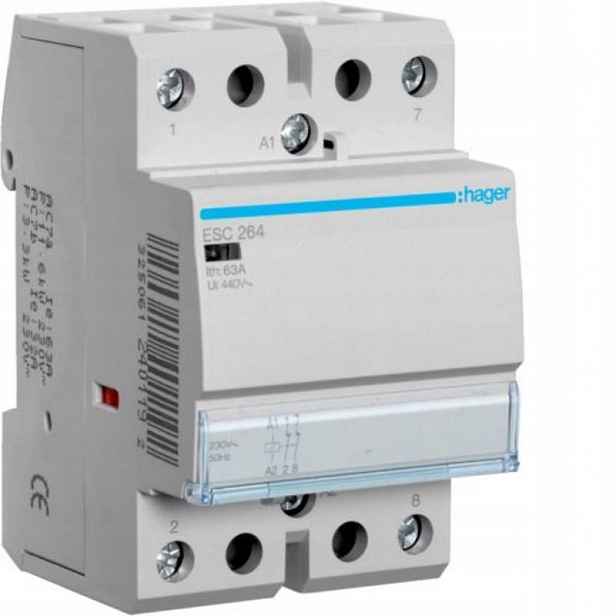 Stykač ESC264 63A 230V 2NC Hager
