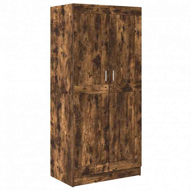 vidaXL Šatní skříň kouřový dub 82,5 x 51,5 x 180 cm kompozitní dřevo