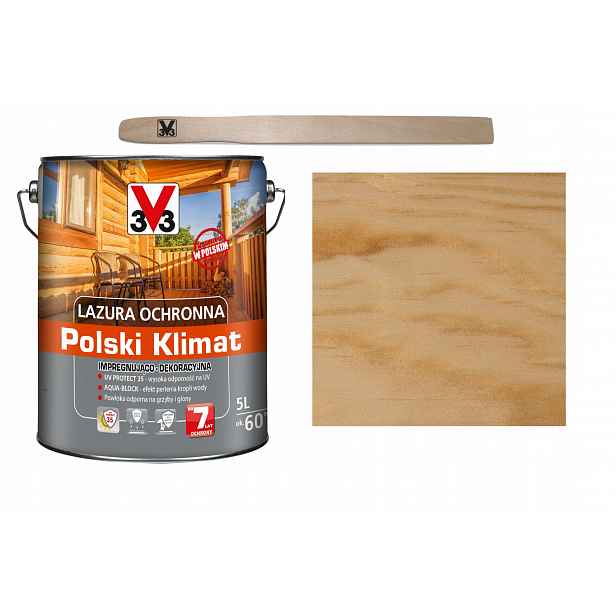 Lazura V33 Polský Klima 7 let Bezbarvý 5L
