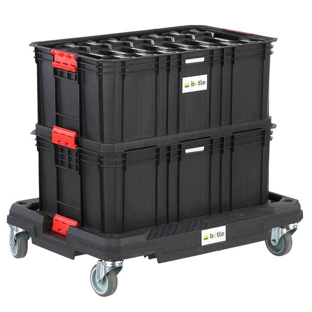 Platforma na kolečkách, box s organizéry Basic