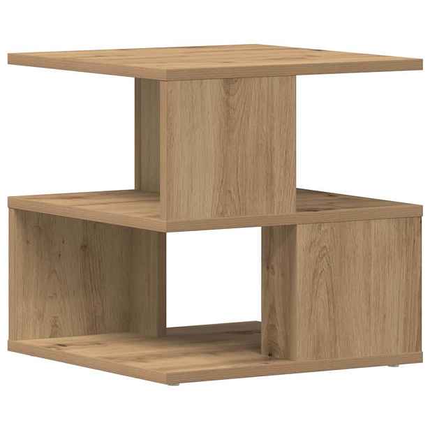 vidaXL Boční stůl Artisanový dub 40 x 40 x 40 cm Kompozitní dřevo
