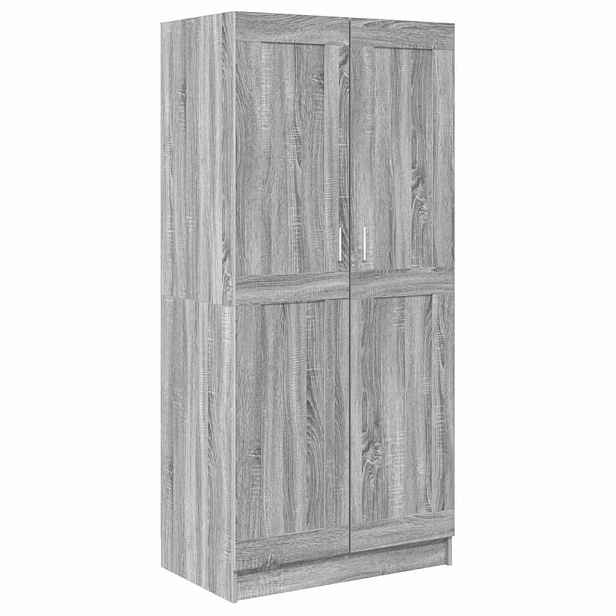 vidaXL Šatní skříň šedá sonoma 82,5 x 51,5 x 180 cm kompozitní dřevo