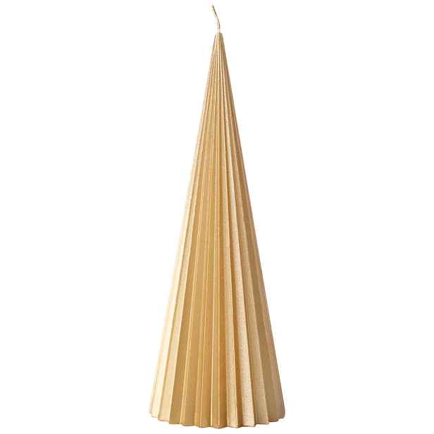 Villeroy & Boch Zlatá svíčka ve tvaru stromečku Christmas Chic, 24 cm 14-8677-7429