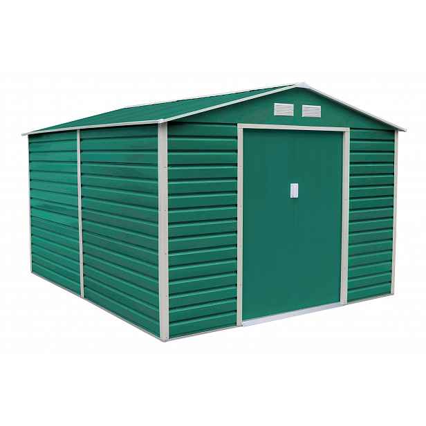 Zahradní domek G21 GAH 1085 - 340 x 319 cm, zelený PE63900578