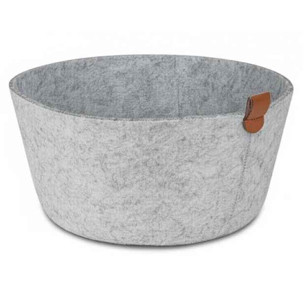 Úložný košík LifeStyle 24 cm, světle šedá