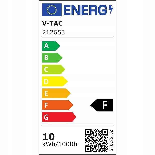 Led páska V-tac bezbodová Cob 280LED 24V 10W/m Vt-cob 4000K 800lm