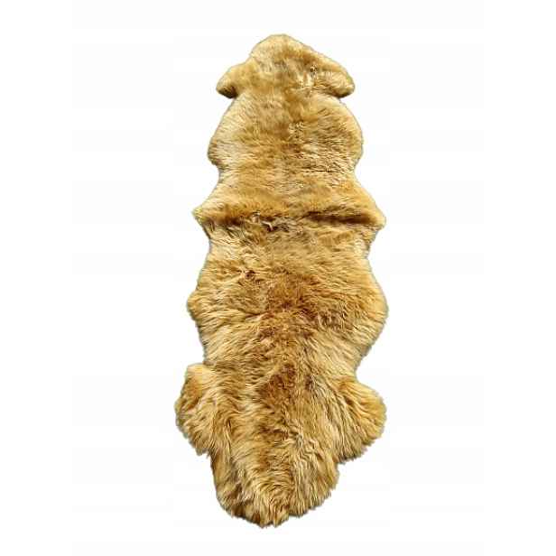 Ovčí kůže Koberec Přehoz Barva Camel Přírodní ovčí kůže