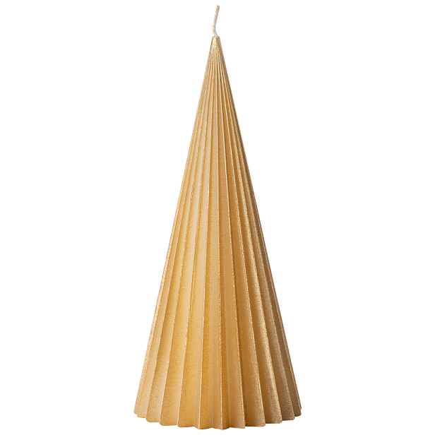 Villeroy & Boch Zlatá svíčka ve tvaru stromečku Christmas Chic, 20 cm 14-8677-7430