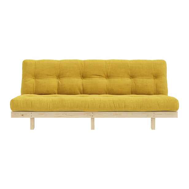 Žlutá manšestrová pohovka 200 cm Lean – Karup Design