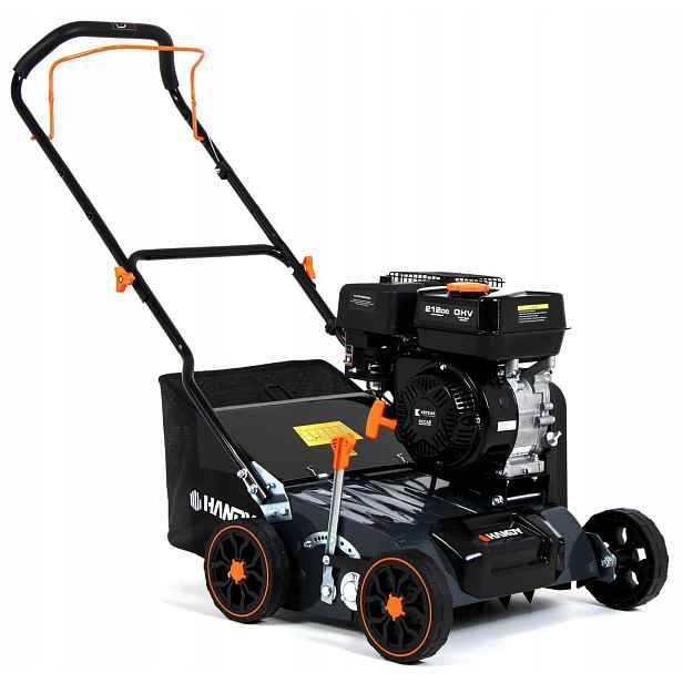 Aerator Areator Spalovací Vertikutátor 40 cm 2 Válečky S Košem Pro Lux