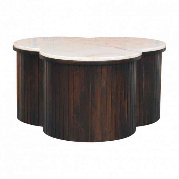 Artisan Furniture KOMODA Povrchová úprava v barvě zlatého teaku, 3 zásuvky, světle hnědá