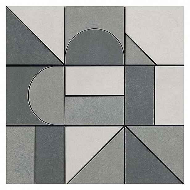 EBS Omnia - Dekor 30x30 cm, matná mozaika nielsen argent MOMNI30AR
