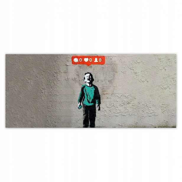 Fototapety 211x91 Banksy Zero Likes
