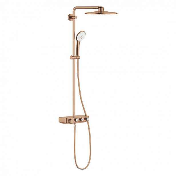 Grohe Euphoria SmartControl - Sprchový set 310 Duo s termostatem, 3 proudy, kartáčovaný Warm Sunset 26507DL0