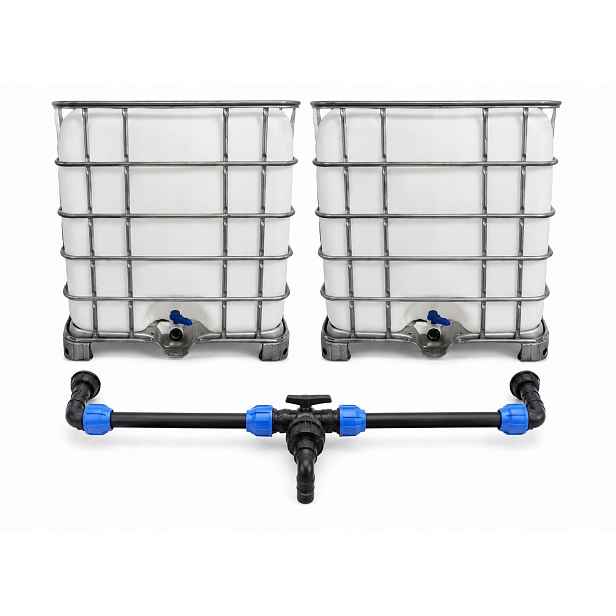 Spojka Pro Dvě Nádrže Ibc 1000L Mauzer Ventil 1" S60x6 Mausera 32 mm