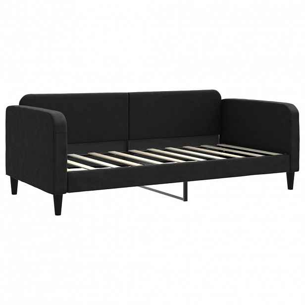 vidaXL Válenda černá 90 x 190 cm textil