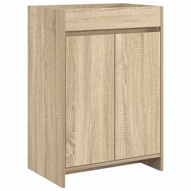 vidaXL Koupelnová skříňka pod umyvadlo Dub sonoma 56 x 37,5 x 81 cm