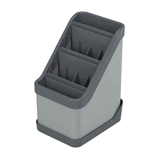 Černý stojan na příbory Metaltex Keep-Tex
