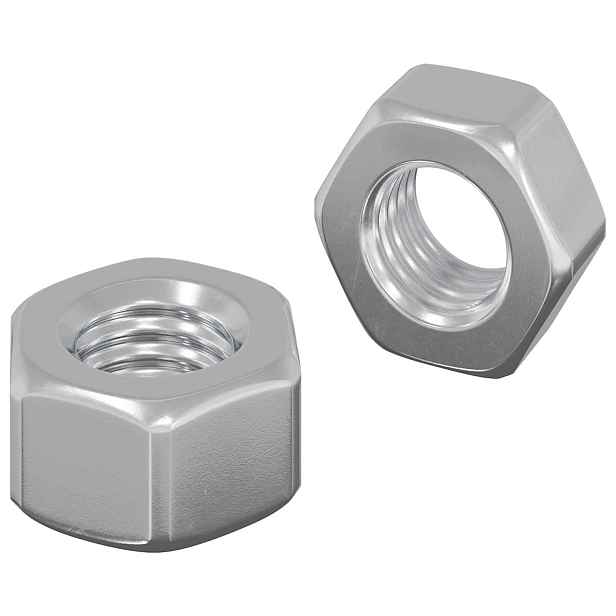 vidaXL Hex kaštanové matice 2 pcs Stříbrná m8 Kov