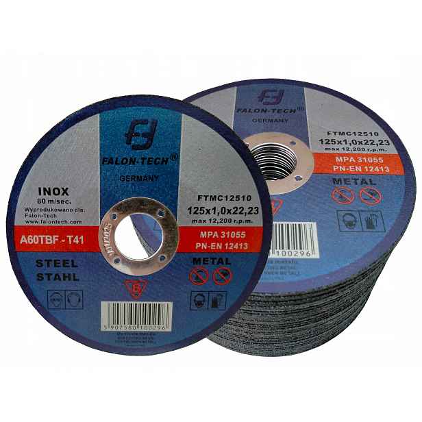 Kotoučové Kotouče Na Řezání Kovu Inox 125x1 50 ks
