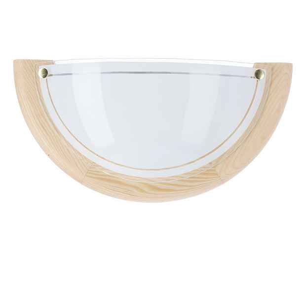 Stropní svítidlo 1X60W E27 1/2 borovice STANDARD
