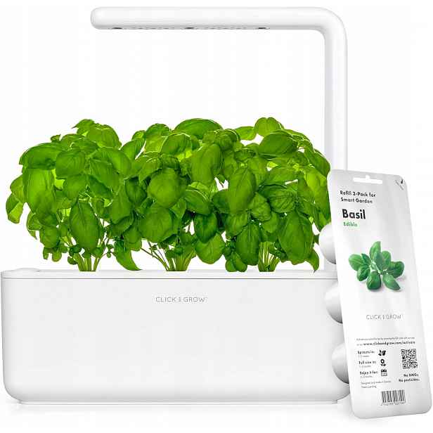Click and Grow Květináč s Led lampou pro pěstování rostlin Smart Garden 3 Indoor