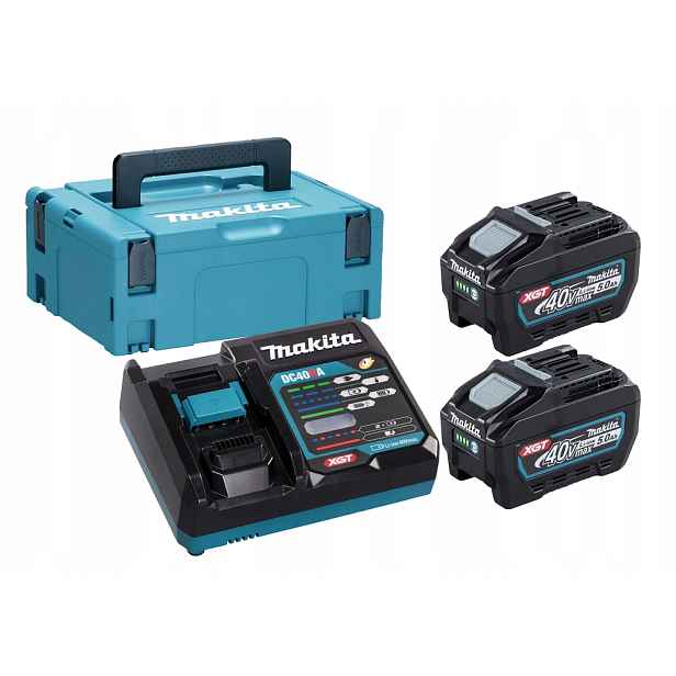 Akumulátor Nabíječka Xgt Makita BL4050F x 2ks DC40RA Set 40V Baterie