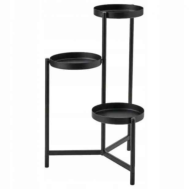 Ikea Olivblad Stojan na květináč, černý, 58 cm