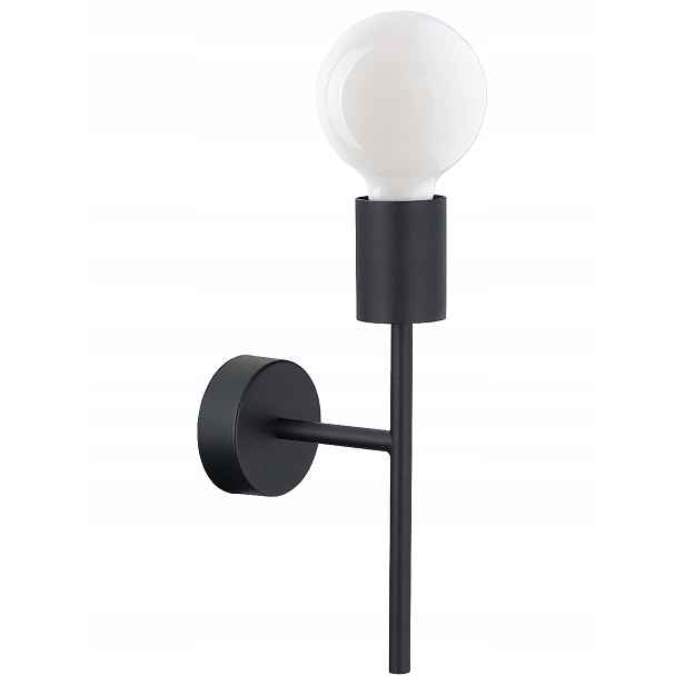 Nástěnná lampa Radius černá 1xE27 27 cm moderní fasádní nástěnná lampa 25 W