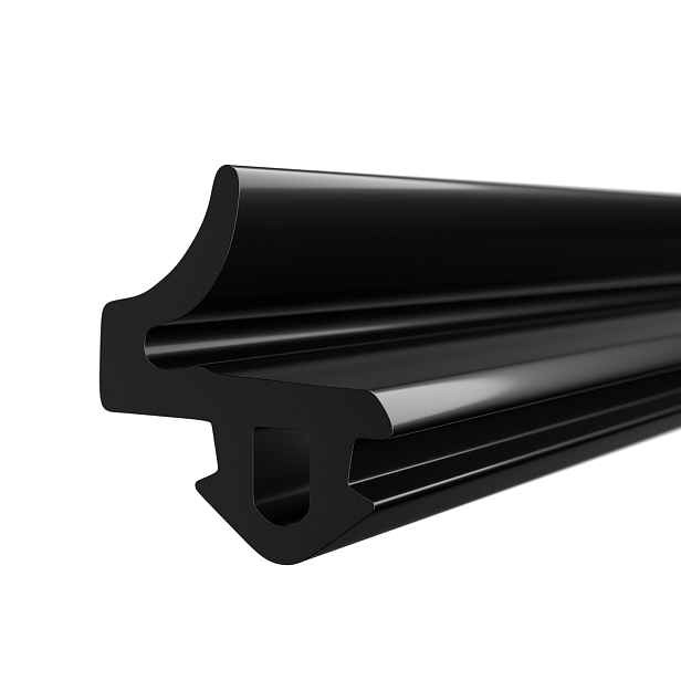 Okenní těsnění pro okna Pvc Černá Elastická Veka S-835X 100 m