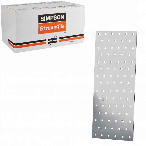 Tesařské spojky ploché 120x300mm 25st Děrované dlaždice Simpson NP20