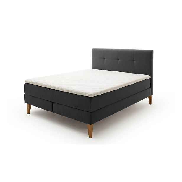 Antracitová boxspring postel 180x200 cm Stockholm – Meise Möbel