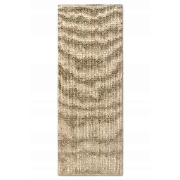 Koberec Běhoun jutový do obývacího pokoje 80x200 cm, přírodní béžový koberec běhoun z juty