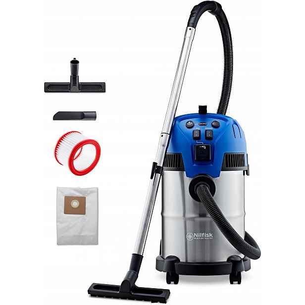 Nilfisk Multi II 30L T Inox Vysavač 1400 W Dom/Auto
