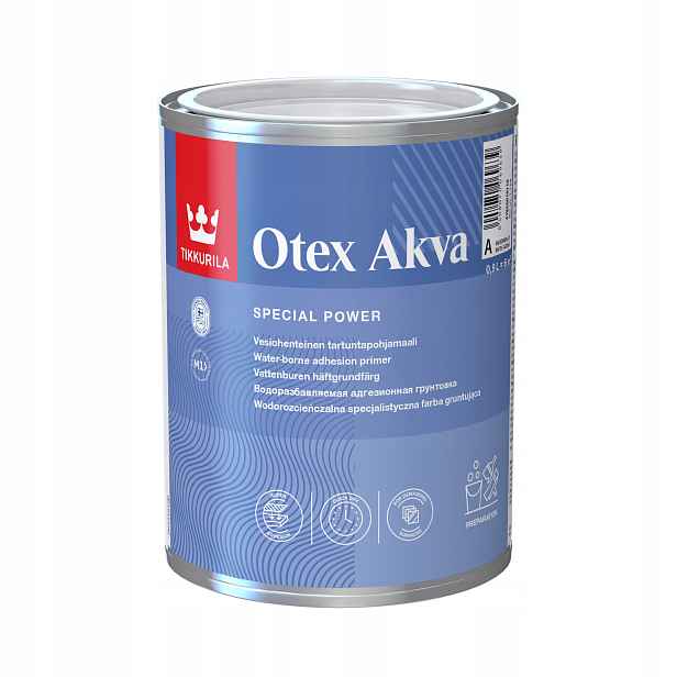 Tikkurila Otex 0,9L Grunt na sklo,keramiku,dlaždice, nesavé podklady