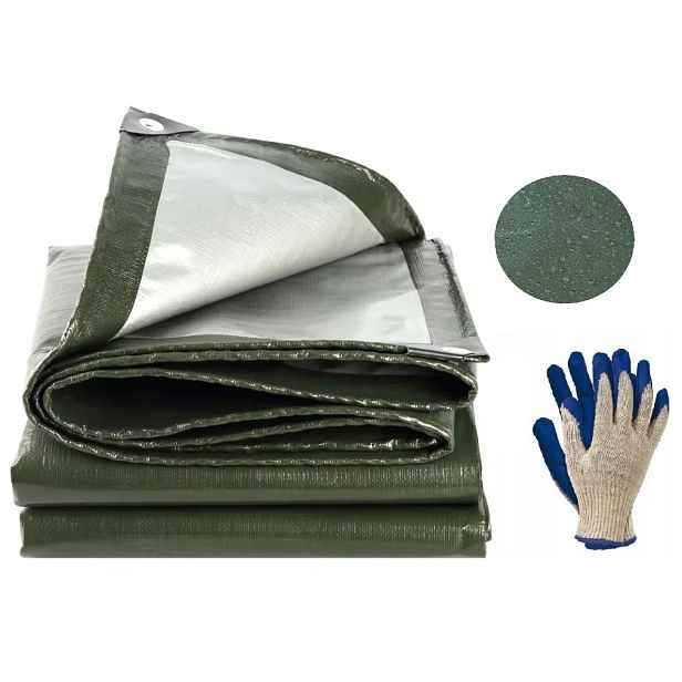 Zesílená plachta 10x10 130g plachta voděodolná, mrazuvzdorná, Uv ochrana