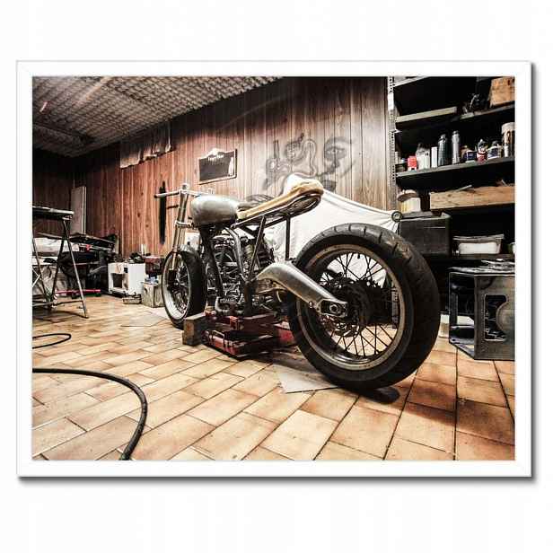 Plakáty v rámu 50x40 Renovace motocyklu