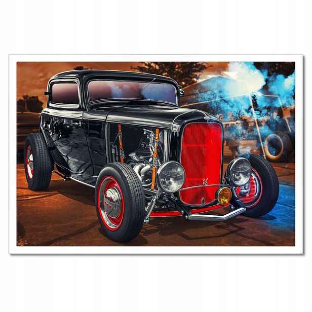 Plakáty v rámu 60x40 Americká klasika Ford