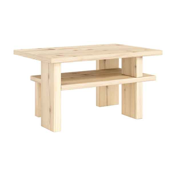 Konferenční stolek z borovicového dřeva v přírodní barvě 45x68 cm Japan – Karup Design
