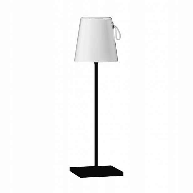 Přenosná stolní Led lampa Ostap Černá 5W IP54 Zahradní hliníková 39 Cm