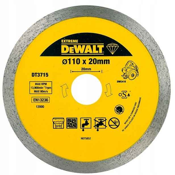 Diamantový Kotouč Pro Řezání Dlaždic 110*20 MM Hard Tile