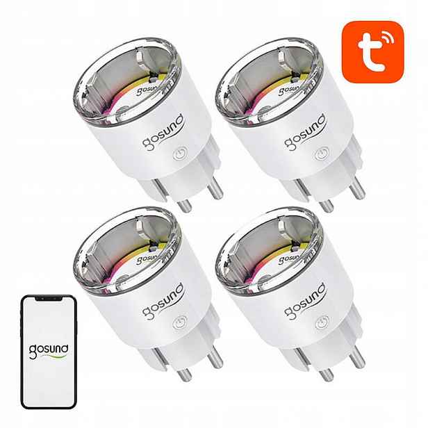 Gosund Inteligentní Wifi Zásuvka EP2 Pro Smart Home S Plánováním 4 Ks 10A