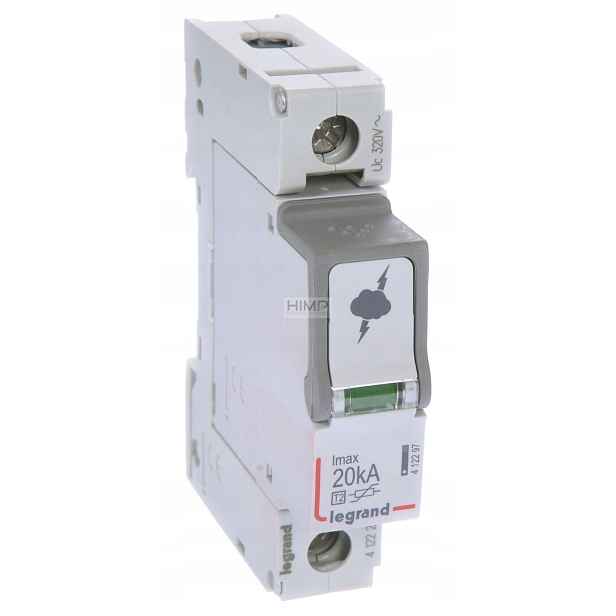Svodič přepětí T2 20 Ka 1P Legrand 412220