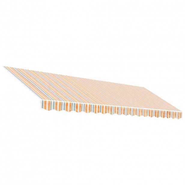 vidaXL Náhradní plachta na markýzu vícebarevná 450 x 350 cm polyesterová