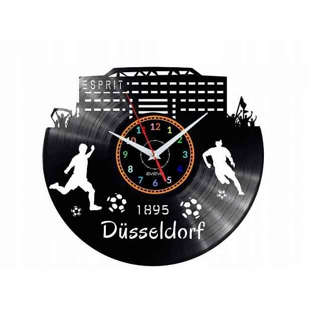 Dusseldorf Dekorativní Nástěnné Hodiny Moderní Vinylová Deska Na Pre