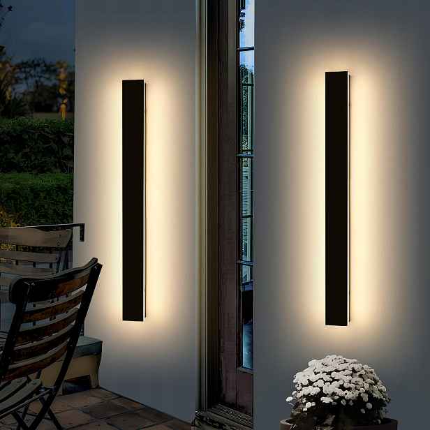 Led nástěnná lampa Moderní nástěnné svítidlo 41 W hliníková lišta 120 cm